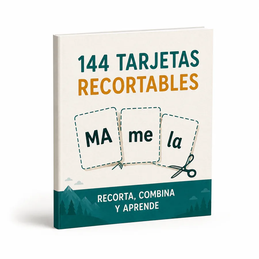 BONO #1: 144 Tarjetas Recortables